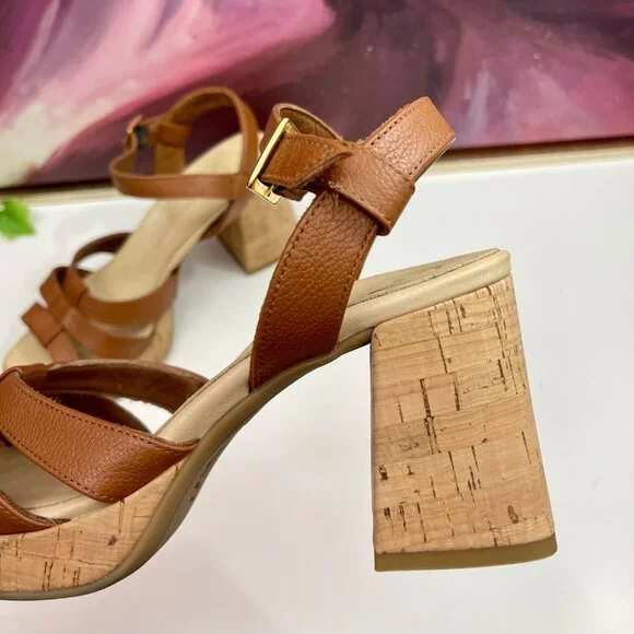 Paul Green Tan Strappy Heels - Picture 15 of 16